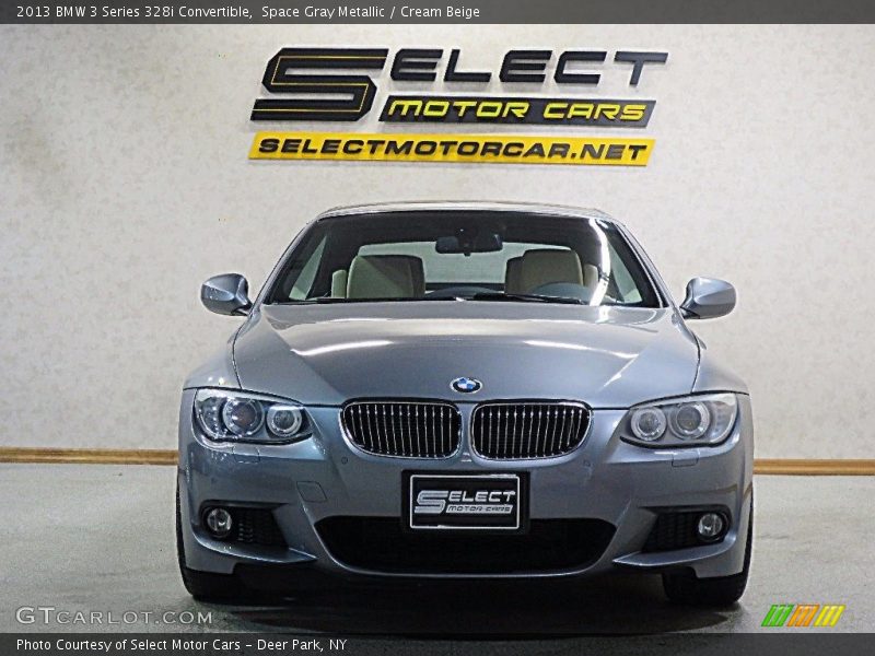 Space Gray Metallic / Cream Beige 2013 BMW 3 Series 328i Convertible