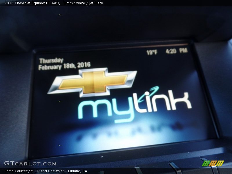 Summit White / Jet Black 2016 Chevrolet Equinox LT AWD