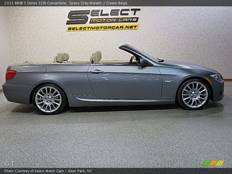 Space Gray Metallic / Cream Beige 2013 BMW 3 Series 328i Convertible