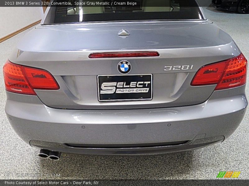 Space Gray Metallic / Cream Beige 2013 BMW 3 Series 328i Convertible