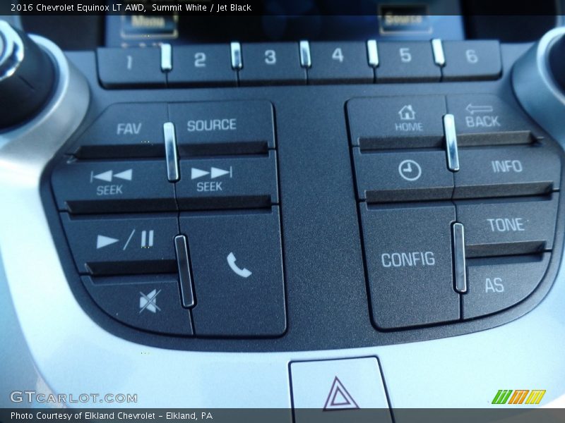 Summit White / Jet Black 2016 Chevrolet Equinox LT AWD