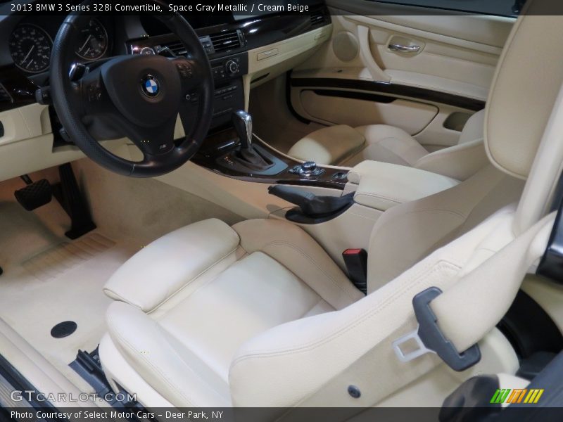 Space Gray Metallic / Cream Beige 2013 BMW 3 Series 328i Convertible