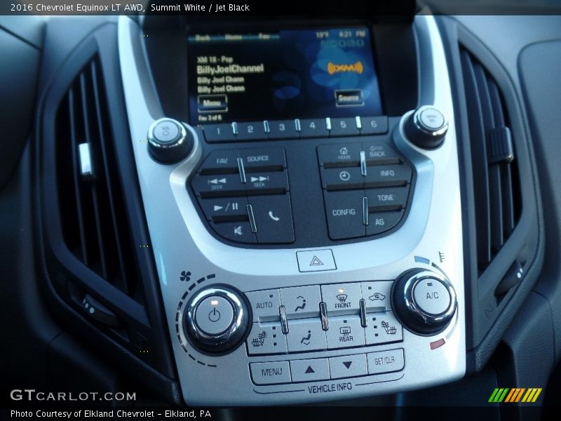 Summit White / Jet Black 2016 Chevrolet Equinox LT AWD