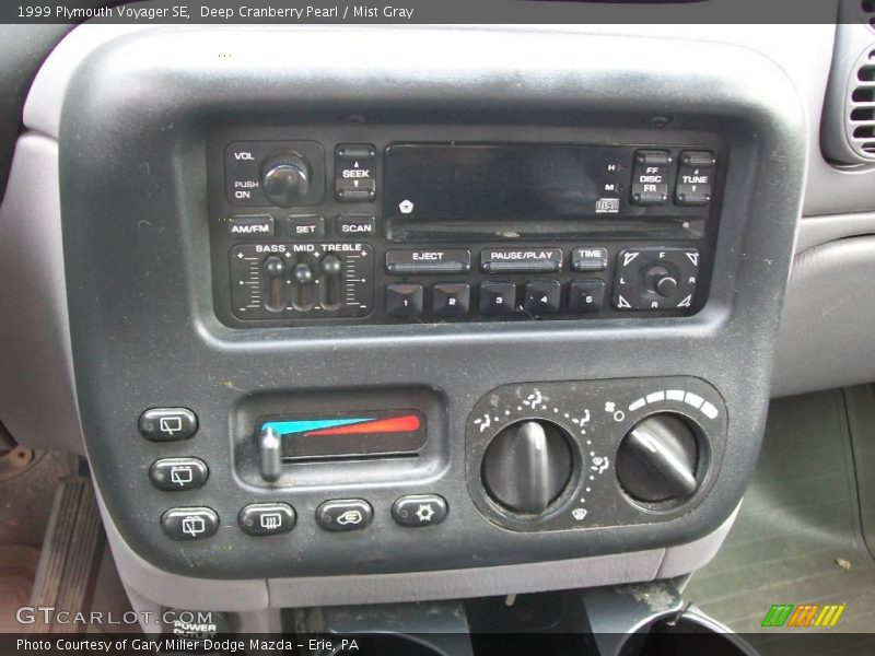 Deep Cranberry Pearl / Mist Gray 1999 Plymouth Voyager SE
