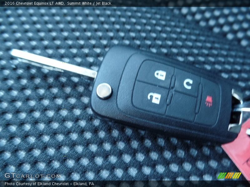 Summit White / Jet Black 2016 Chevrolet Equinox LT AWD