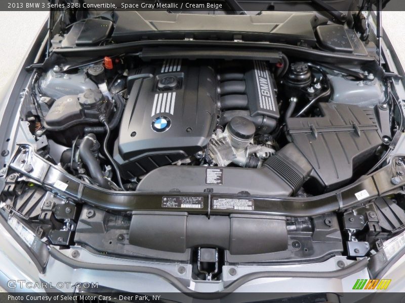 Space Gray Metallic / Cream Beige 2013 BMW 3 Series 328i Convertible