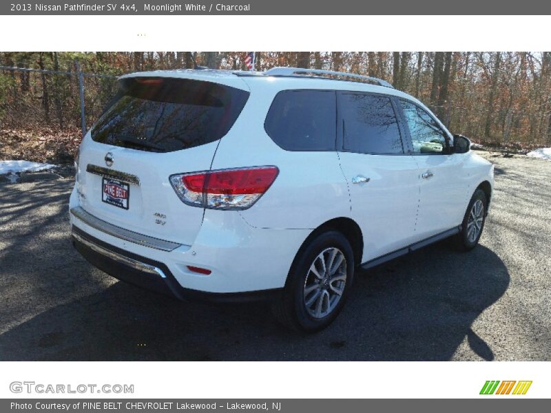 Moonlight White / Charcoal 2013 Nissan Pathfinder SV 4x4