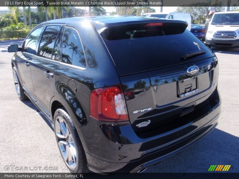 Tuxedo Black Metallic / Charcoal Black/Liquid Silver Smoke Metallic 2013 Ford Edge Sport