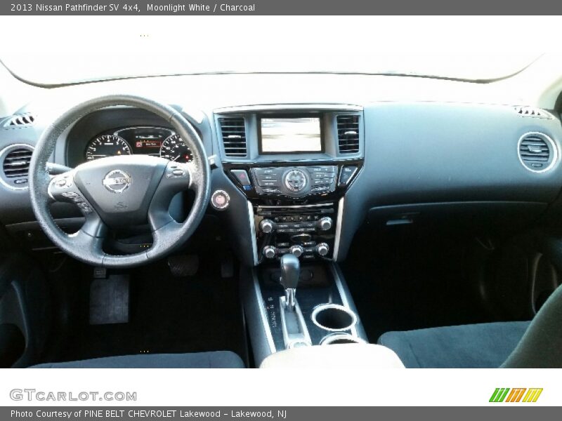 Moonlight White / Charcoal 2013 Nissan Pathfinder SV 4x4