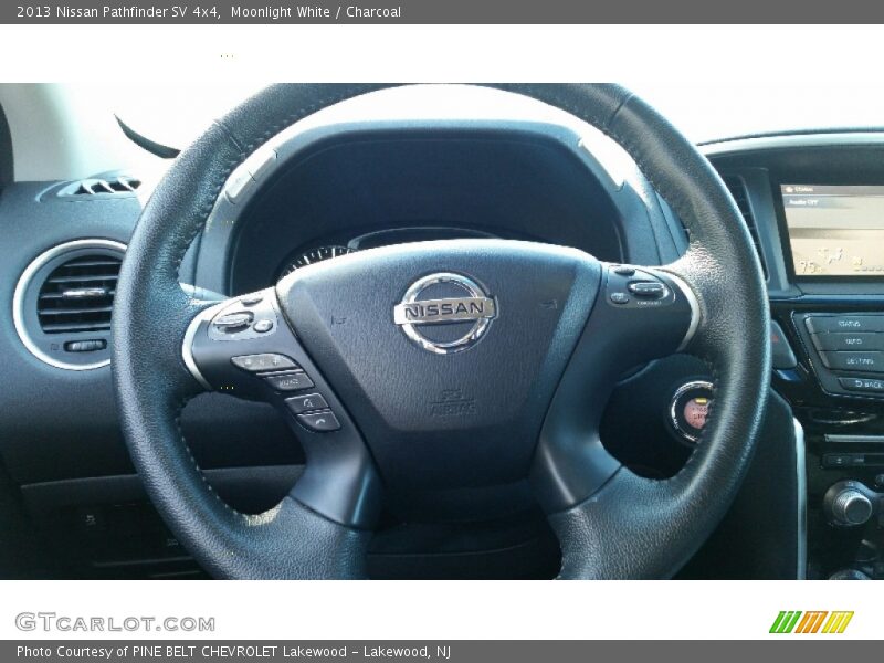 Moonlight White / Charcoal 2013 Nissan Pathfinder SV 4x4