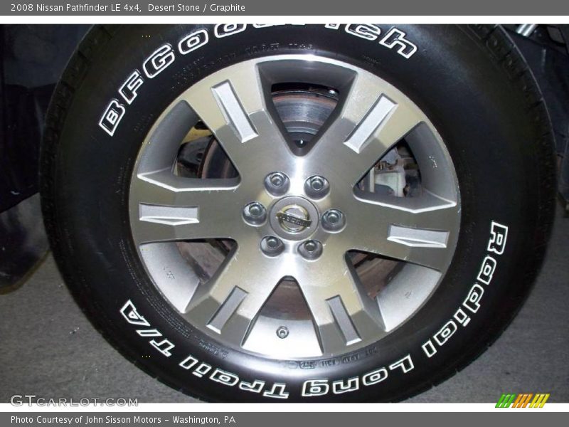 Desert Stone / Graphite 2008 Nissan Pathfinder LE 4x4