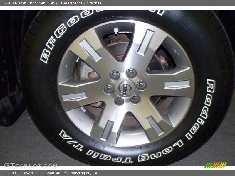 Desert Stone / Graphite 2008 Nissan Pathfinder LE 4x4