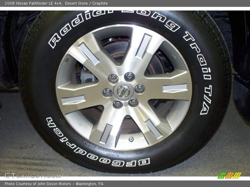 Desert Stone / Graphite 2008 Nissan Pathfinder LE 4x4