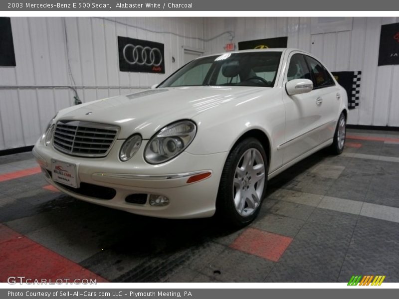 Alabaster White / Charcoal 2003 Mercedes-Benz E 500 Sedan