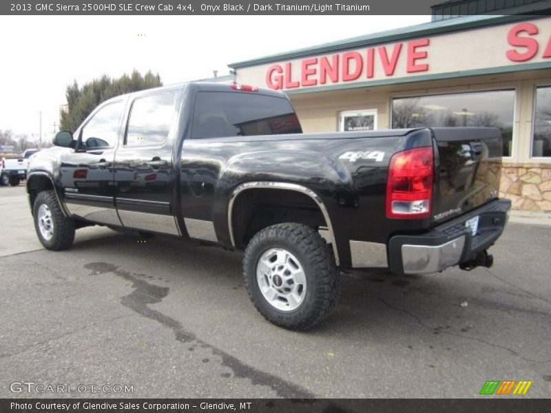 Onyx Black / Dark Titanium/Light Titanium 2013 GMC Sierra 2500HD SLE Crew Cab 4x4