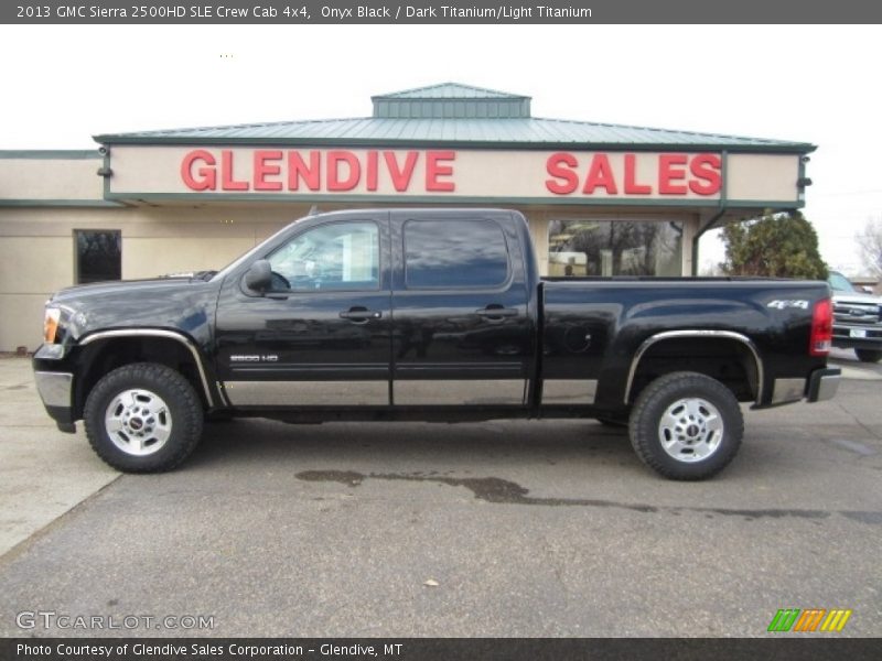 Onyx Black / Dark Titanium/Light Titanium 2013 GMC Sierra 2500HD SLE Crew Cab 4x4