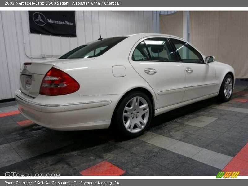 Alabaster White / Charcoal 2003 Mercedes-Benz E 500 Sedan