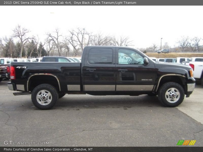 Onyx Black / Dark Titanium/Light Titanium 2013 GMC Sierra 2500HD SLE Crew Cab 4x4