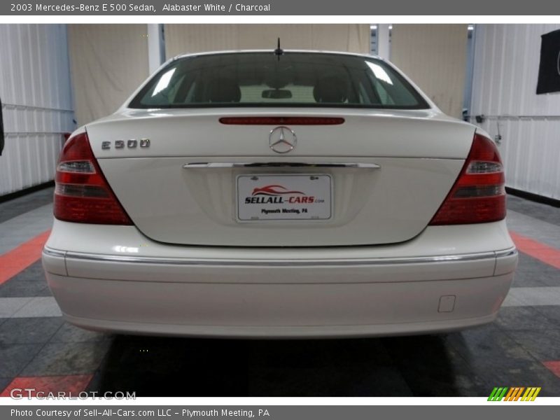 Alabaster White / Charcoal 2003 Mercedes-Benz E 500 Sedan