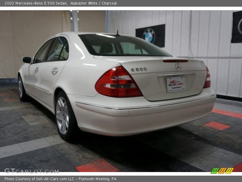 Alabaster White / Charcoal 2003 Mercedes-Benz E 500 Sedan