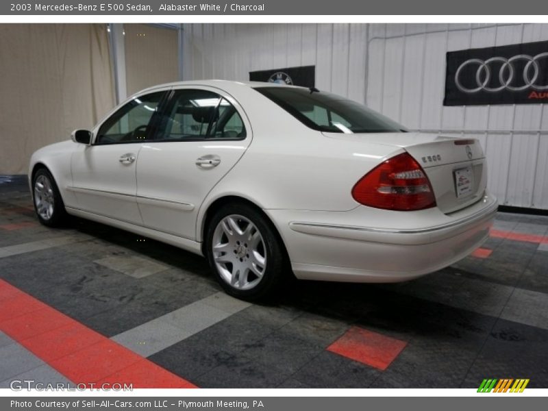 Alabaster White / Charcoal 2003 Mercedes-Benz E 500 Sedan