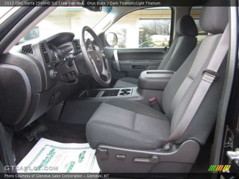  2013 Sierra 2500HD SLE Crew Cab 4x4 Dark Titanium/Light Titanium Interior