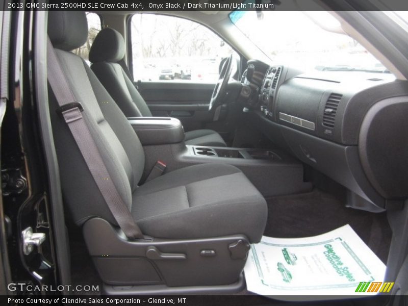 Onyx Black / Dark Titanium/Light Titanium 2013 GMC Sierra 2500HD SLE Crew Cab 4x4