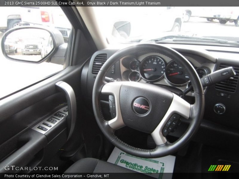 Onyx Black / Dark Titanium/Light Titanium 2013 GMC Sierra 2500HD SLE Crew Cab 4x4