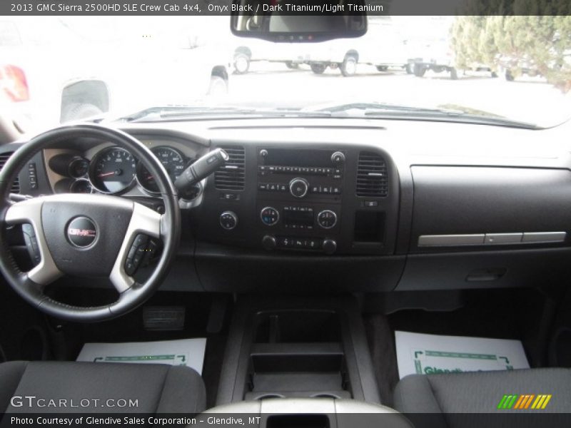 Onyx Black / Dark Titanium/Light Titanium 2013 GMC Sierra 2500HD SLE Crew Cab 4x4