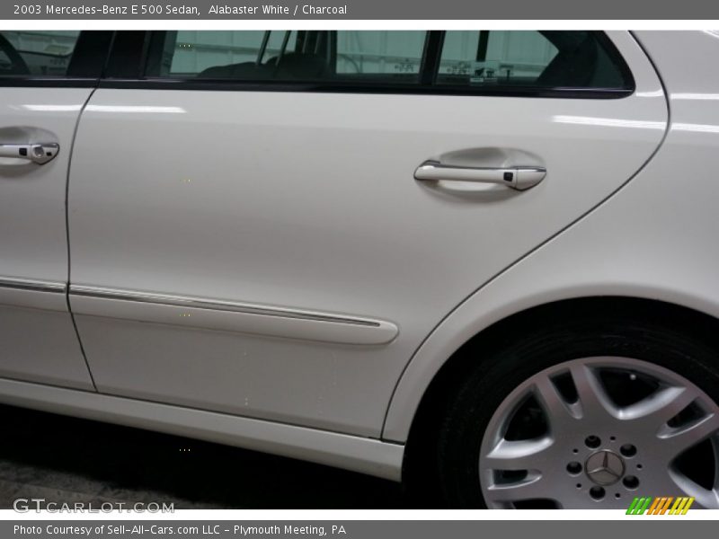 Alabaster White / Charcoal 2003 Mercedes-Benz E 500 Sedan