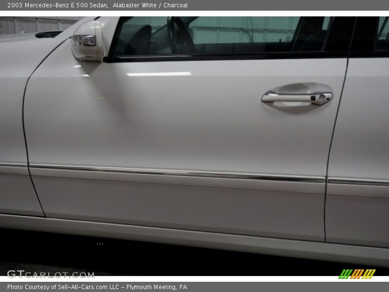 Alabaster White / Charcoal 2003 Mercedes-Benz E 500 Sedan