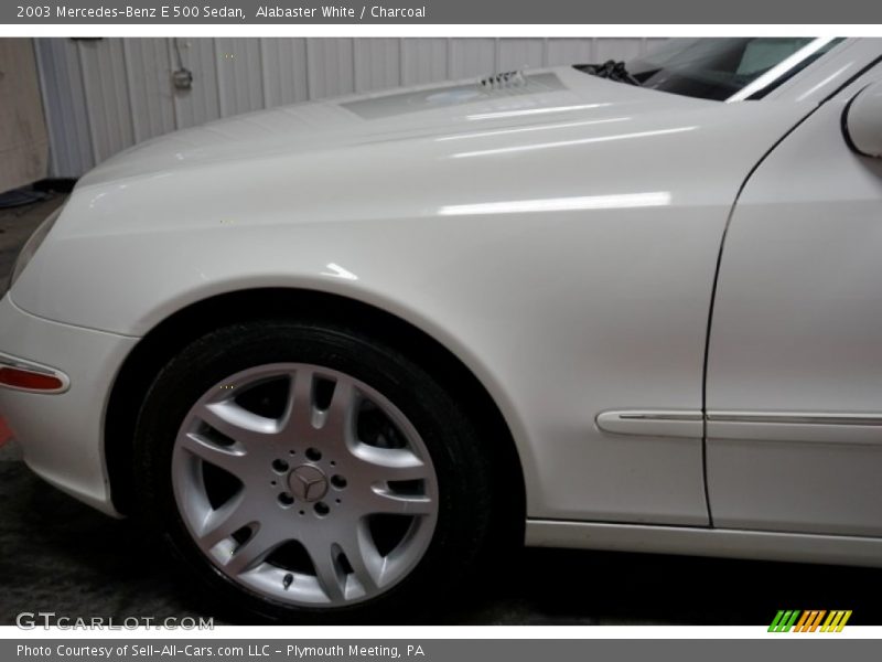 Alabaster White / Charcoal 2003 Mercedes-Benz E 500 Sedan