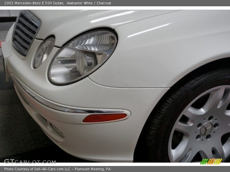 Alabaster White / Charcoal 2003 Mercedes-Benz E 500 Sedan