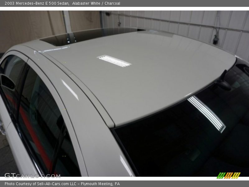 Alabaster White / Charcoal 2003 Mercedes-Benz E 500 Sedan