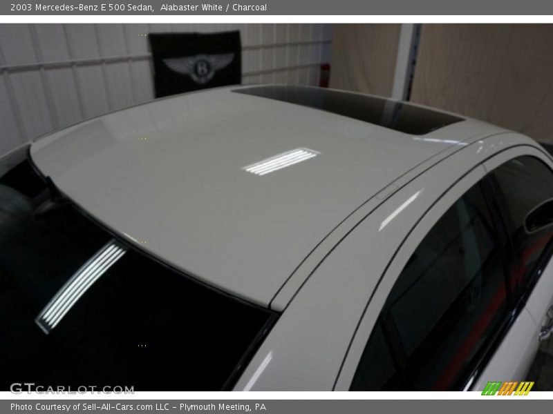 Alabaster White / Charcoal 2003 Mercedes-Benz E 500 Sedan