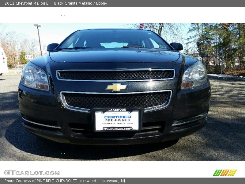 Black Granite Metallic / Ebony 2011 Chevrolet Malibu LT