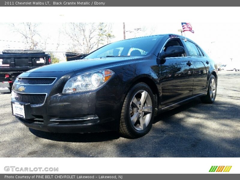 Black Granite Metallic / Ebony 2011 Chevrolet Malibu LT