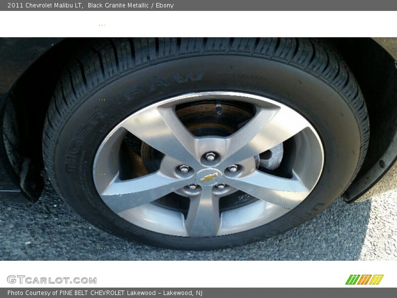 Black Granite Metallic / Ebony 2011 Chevrolet Malibu LT