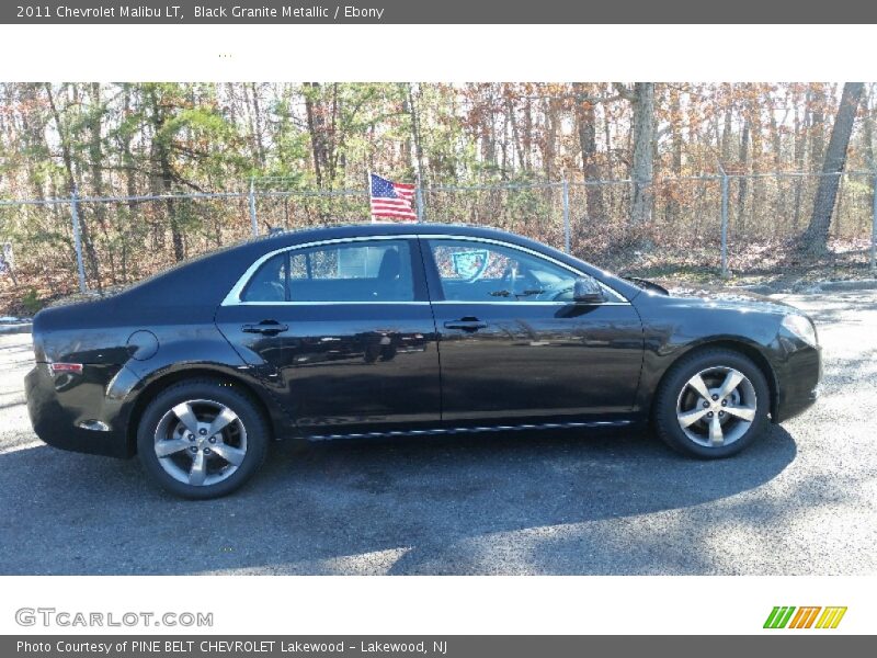 Black Granite Metallic / Ebony 2011 Chevrolet Malibu LT