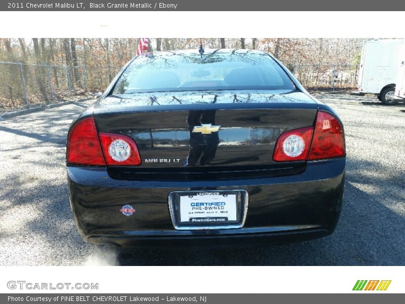Black Granite Metallic / Ebony 2011 Chevrolet Malibu LT