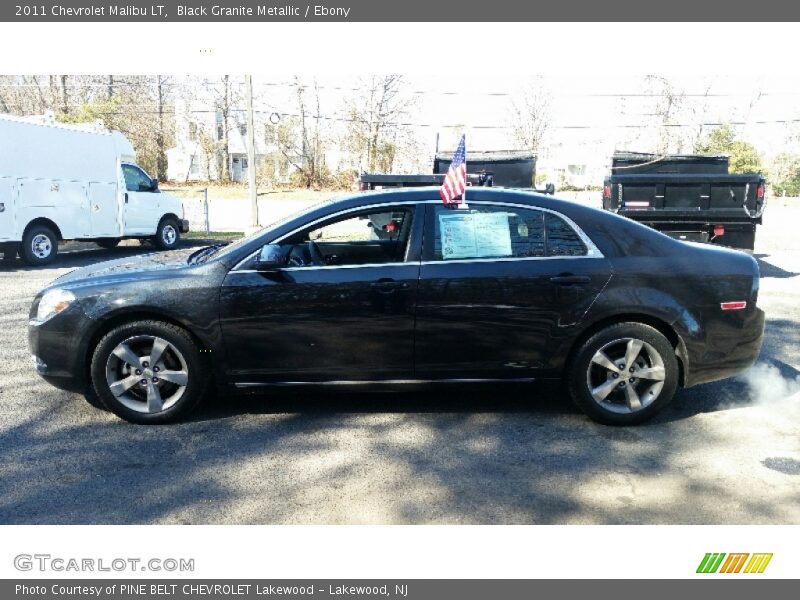 Black Granite Metallic / Ebony 2011 Chevrolet Malibu LT