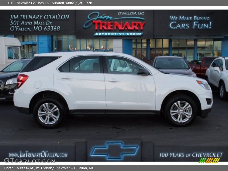 Summit White / Jet Black 2016 Chevrolet Equinox LS