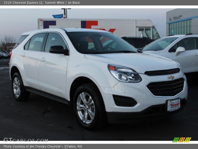 Summit White / Jet Black 2016 Chevrolet Equinox LS