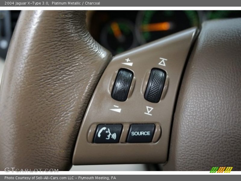 Platinum Metallic / Charcoal 2004 Jaguar X-Type 3.0