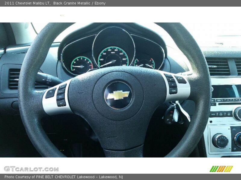 Black Granite Metallic / Ebony 2011 Chevrolet Malibu LT