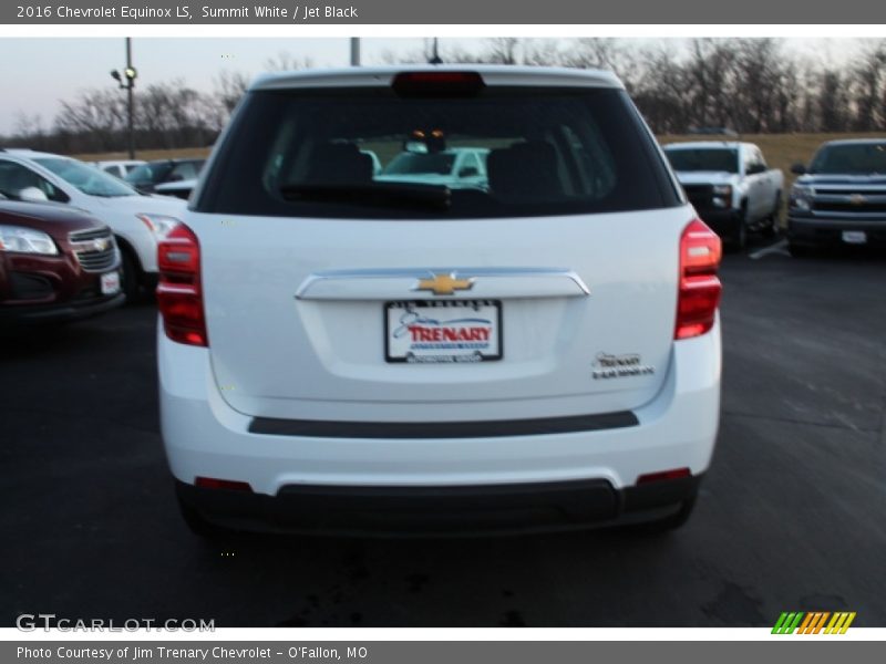 Summit White / Jet Black 2016 Chevrolet Equinox LS