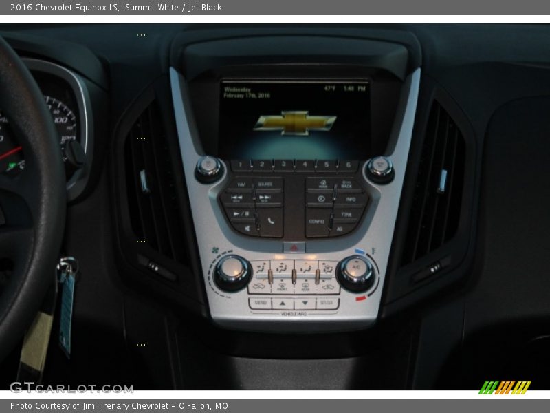 Summit White / Jet Black 2016 Chevrolet Equinox LS