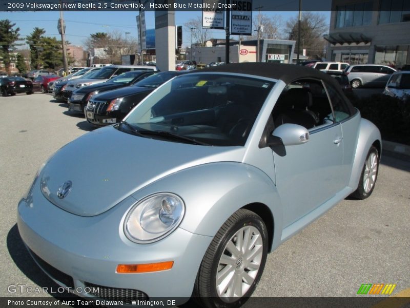 Heaven Blue Metallic / Cream 2009 Volkswagen New Beetle 2.5 Convertible
