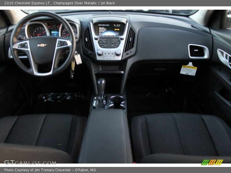 Champagne Silver Metallic / Jet Black 2016 Chevrolet Equinox LT