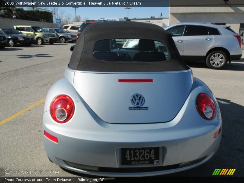Heaven Blue Metallic / Cream 2009 Volkswagen New Beetle 2.5 Convertible